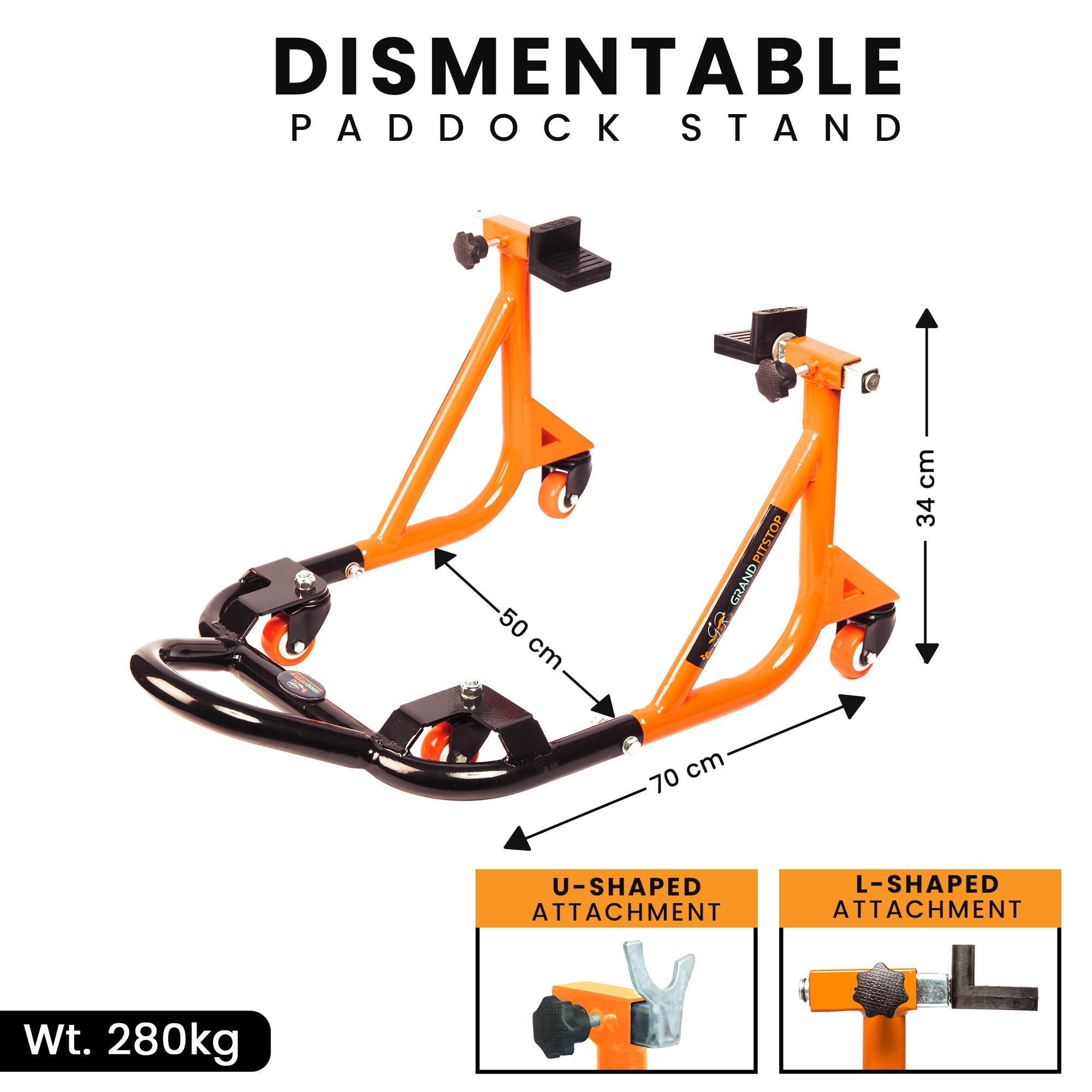 EGDE MOTION ハーネス&ジョック L-XL セット Orange Amazon.com: Grand Pitstop Universal Adjustable Rear Paddock Stand