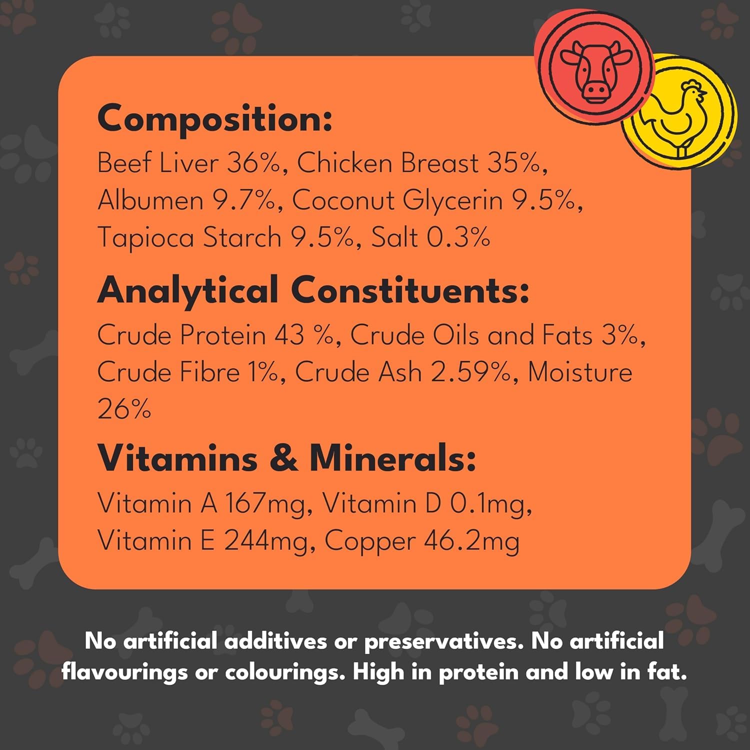 2x 50g Pet Munchies Liver and Chicken Dog Training Treats, Grain Free Tasty Bites with Natural Real Meat - Image 3