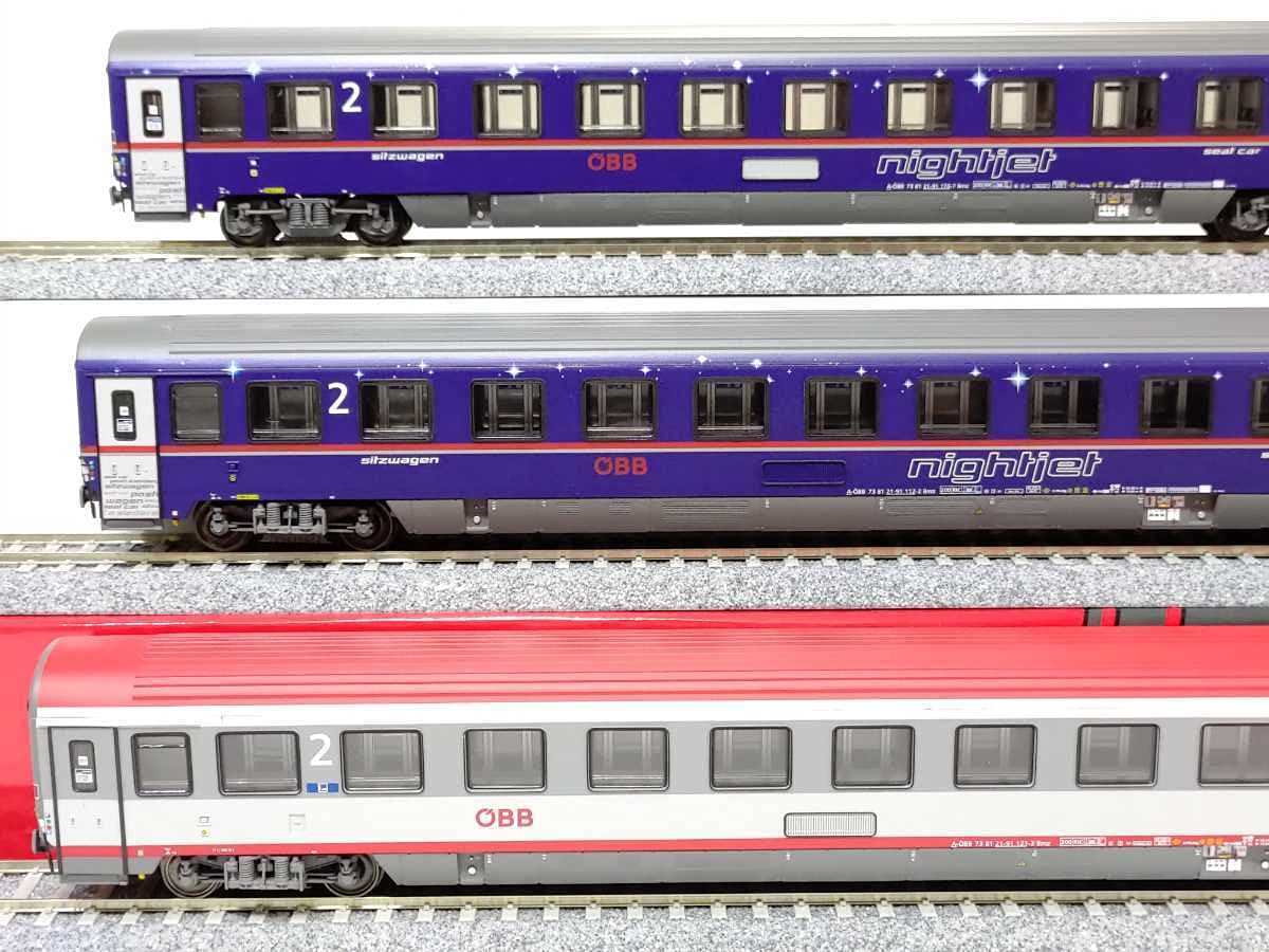 Amazon | ACME 55187 OBB nightjet EN295 コンパートメント客車 3両