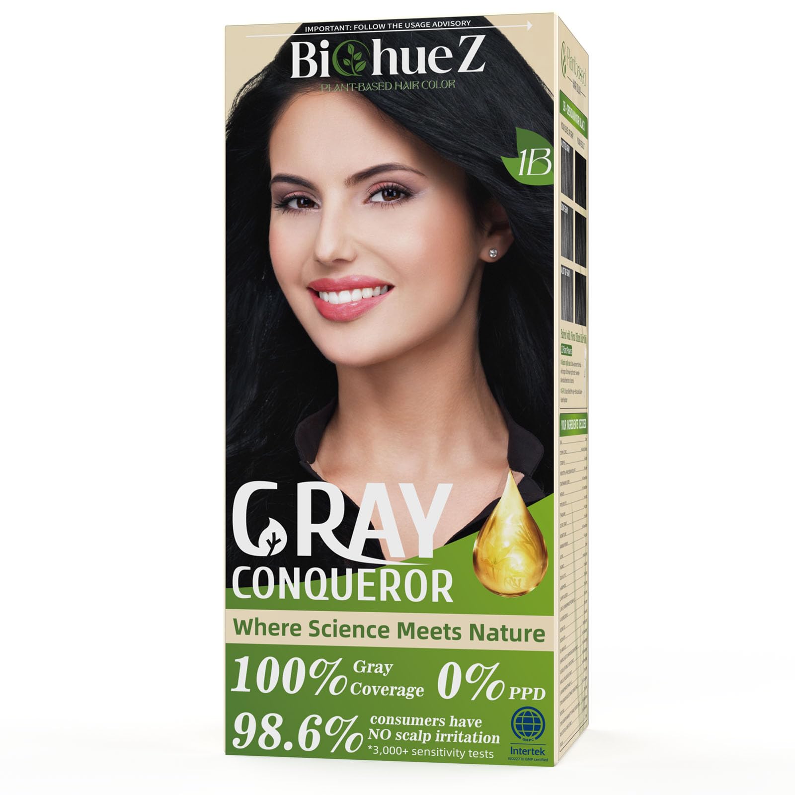 Amazon.com : BioHueZ Permanent Hair Dye Gray Coverage Hair Dye PPD