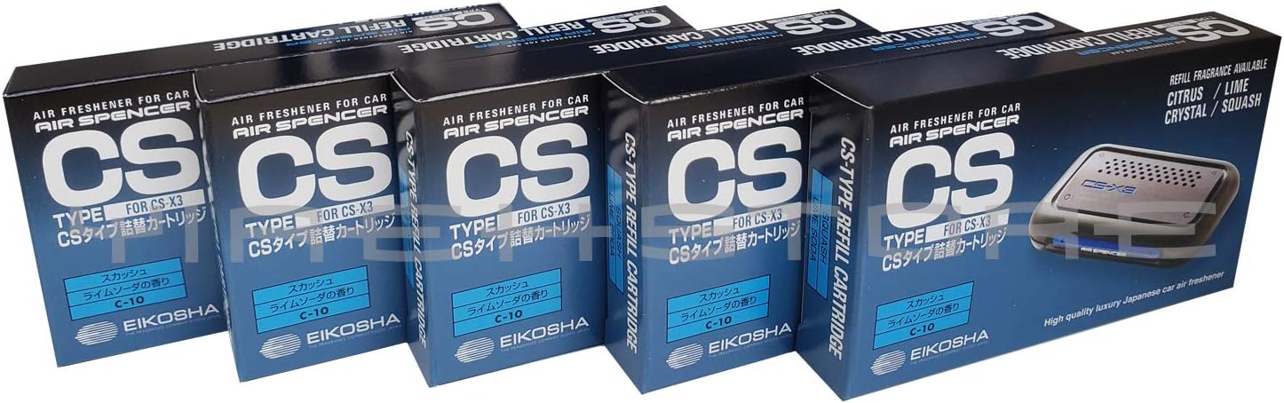 Air Spencer Pack of 5 CSX3 Squash Refill Cartridge Air Freshener