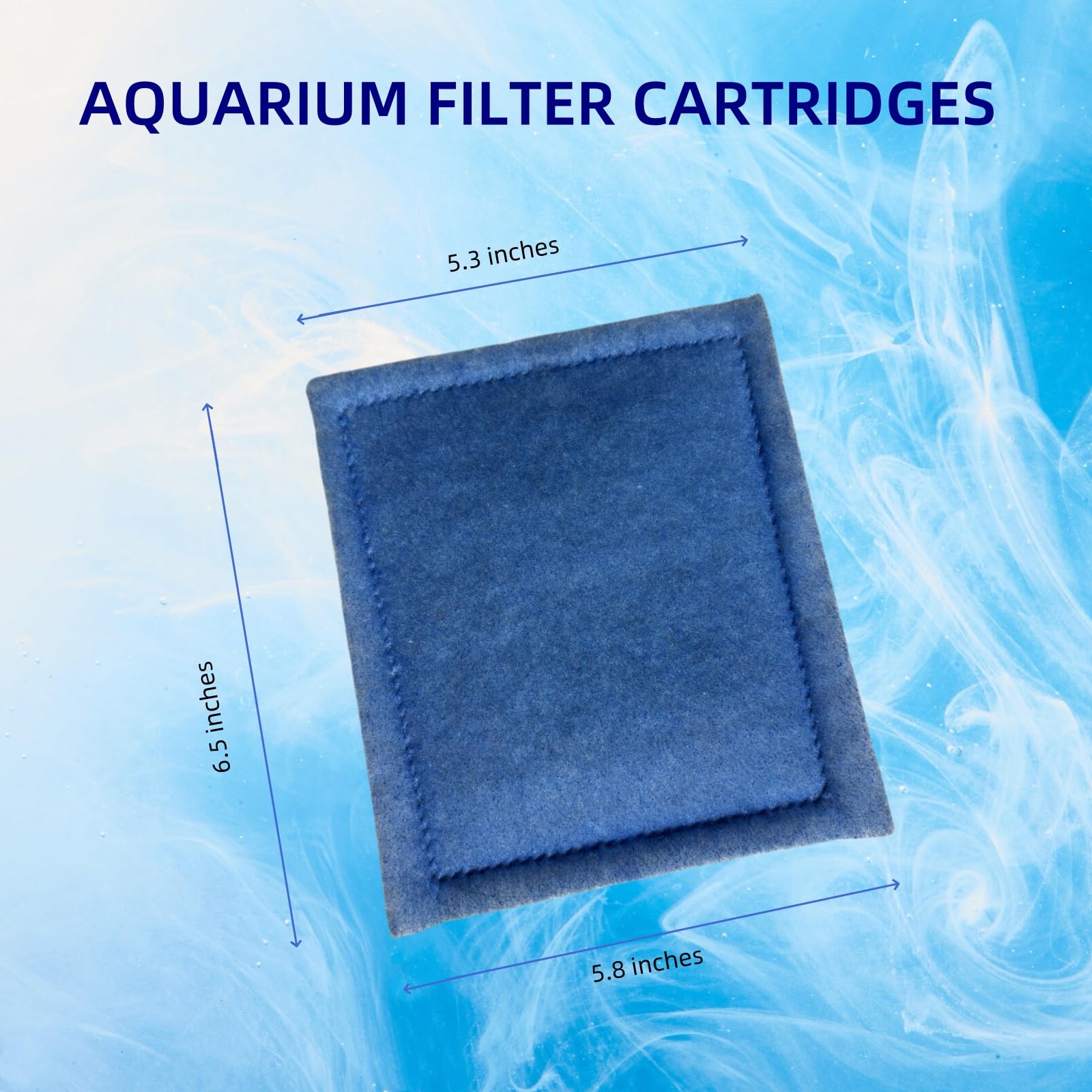 vonavo 8 Pack Filter Replacements for Aqua-Tech EZ-Change #3 Replacements for Marineland Rite-Size C Compatible with 20-40/30-60 Gallon Fish Tank Power Filters Penguin 200B 350B 170B 330B 275 and 375