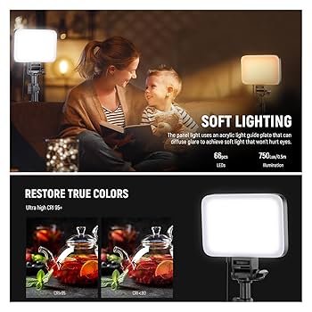 Amazon.com : NEEWER BASICS LED Video Light, 2 Pack Studio