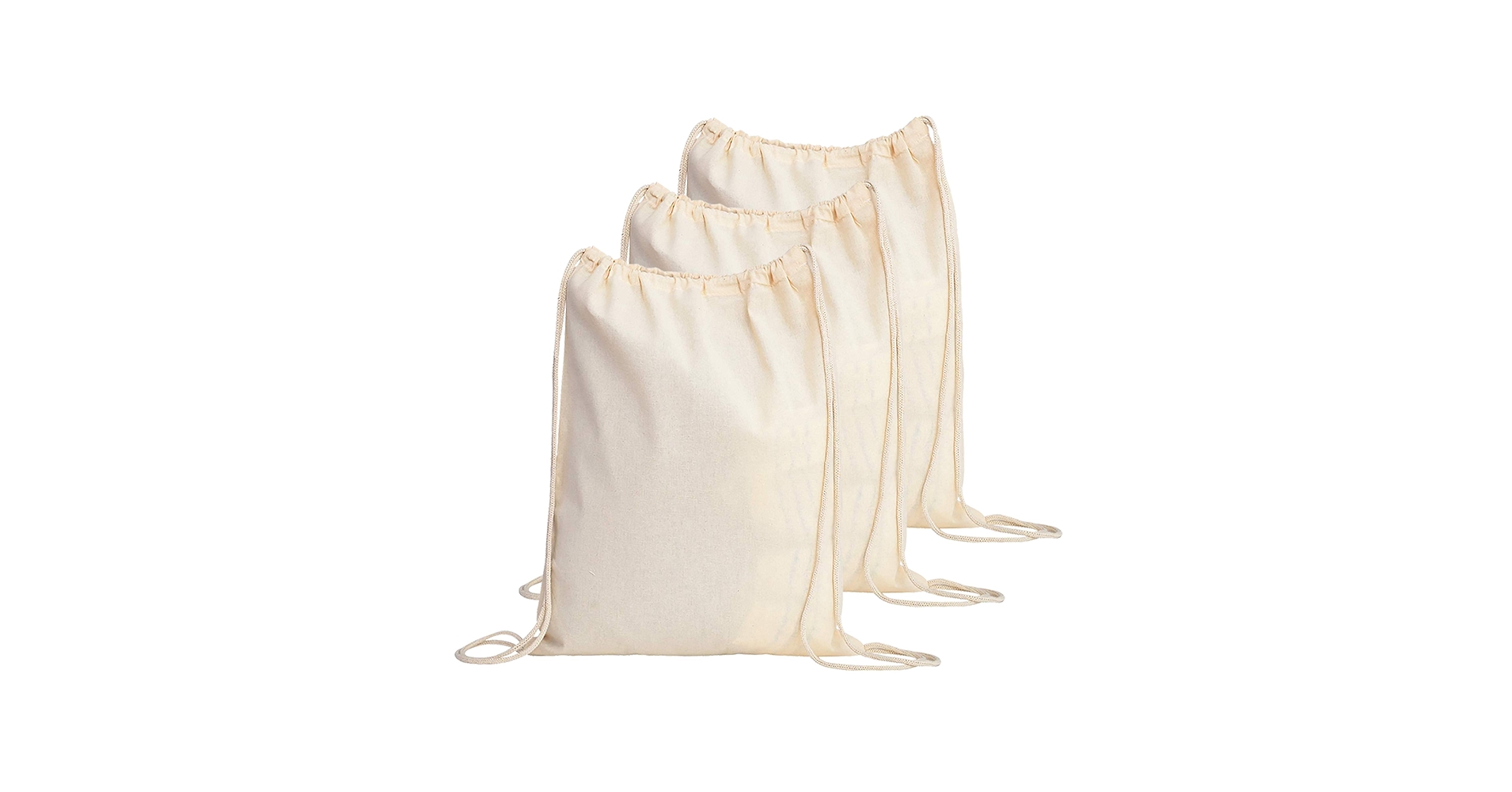 バッグ CTHY LUXURY MATERIAL DRAWSTRING BAG Amazon.com | (12 Pack) Set of 12 Durable Cotton Canvas