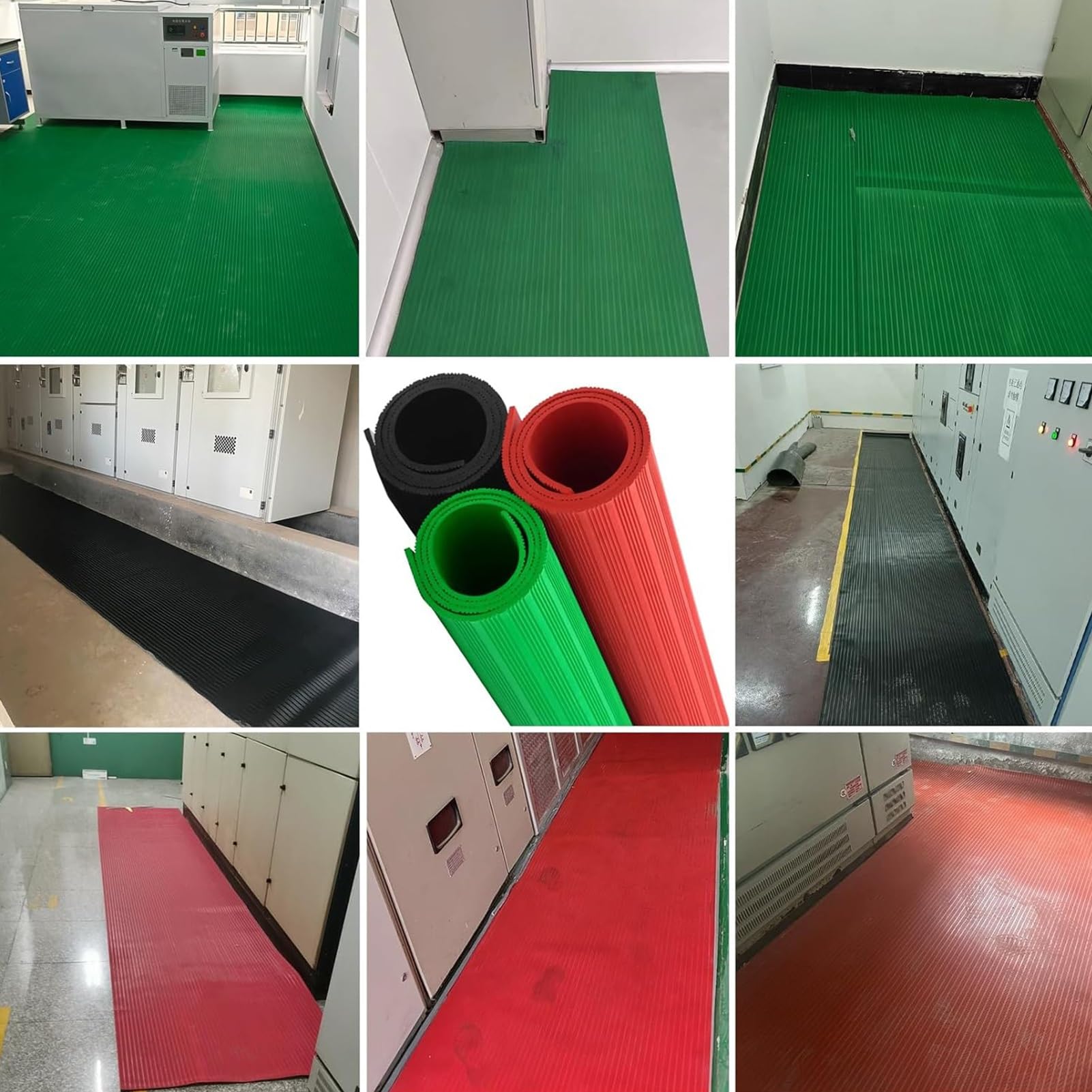 Alfombrilla Aislante, Alfombrilla de Goma Aislante de Seguridad eléctrica de 6000 V para Suelos - Longitud Personalizable de 1 a 10 m, Alfombrilla antiestática no conductora para Espacios de