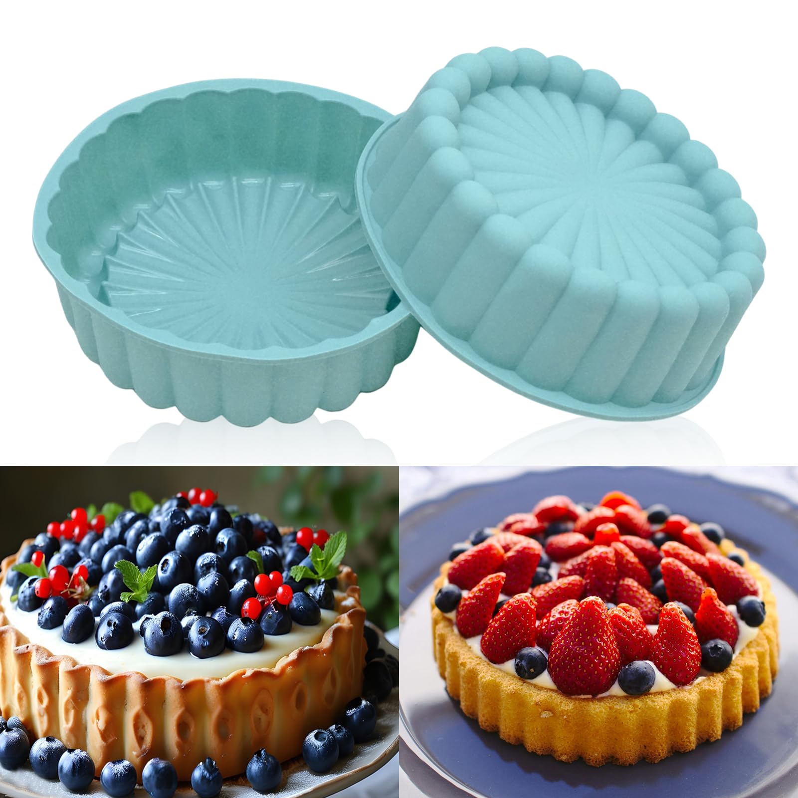 Hittebestendige siliconen cakevorm met ophanggat, herbruikbare food-grade cupcake-vorm kopen vanaf een prijs van 2.65