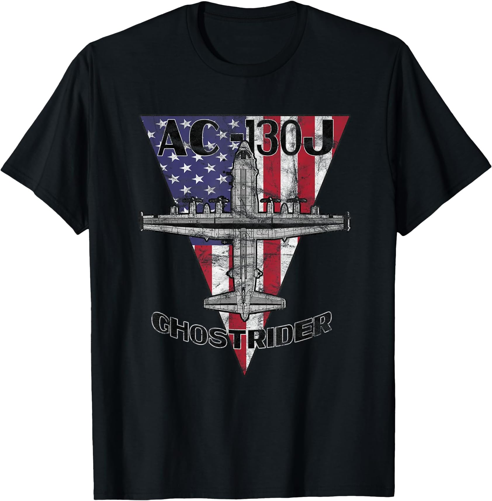 AC-130 J Ghostrider Military Airplane Patriotic Vintage T-Shirt