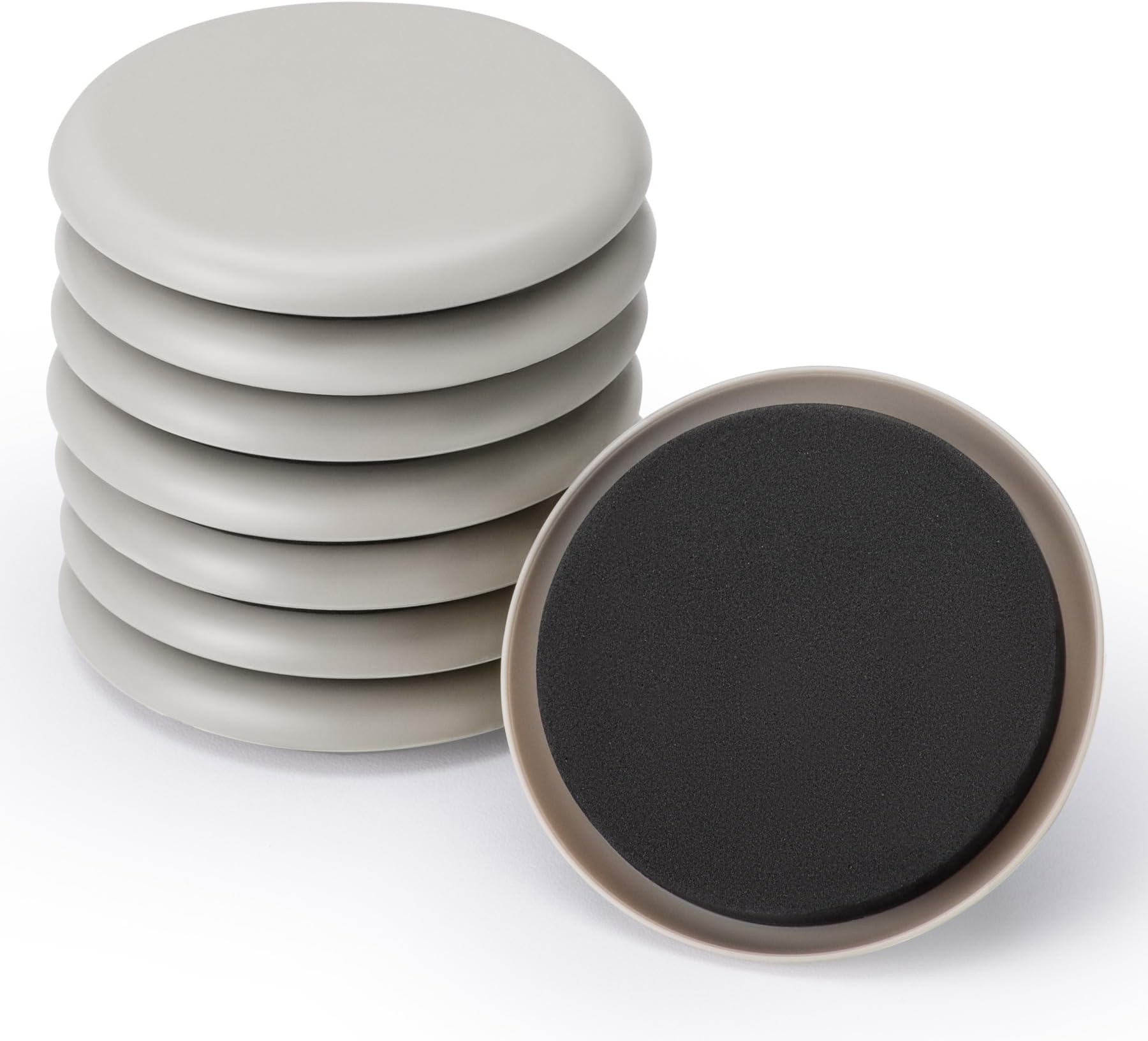 15/16" Square Adhesive Furniture Sliders for CarpetFurnigear Heavy Duty PTFE