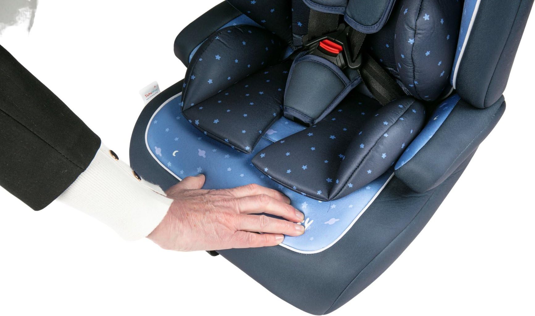 Siège d'auto pour enfant Tataway Bluey 76-150 i-Size R129, inclinable avec appui-tête réglable et ceintures à 5 points