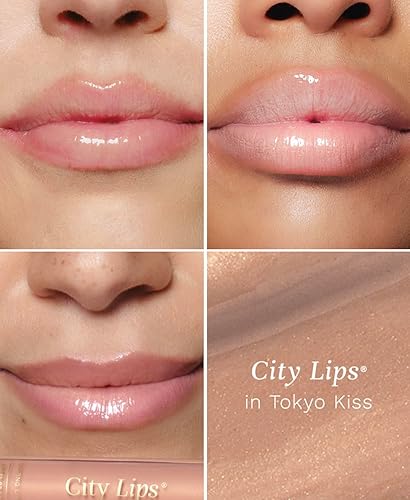 Miniatura 10 de City Beauty - Labial City Lips, brillo de labios, hidrata y da volumen, para todo el año, con ácido hialurónico y péptidos, suaviza las arrugas de