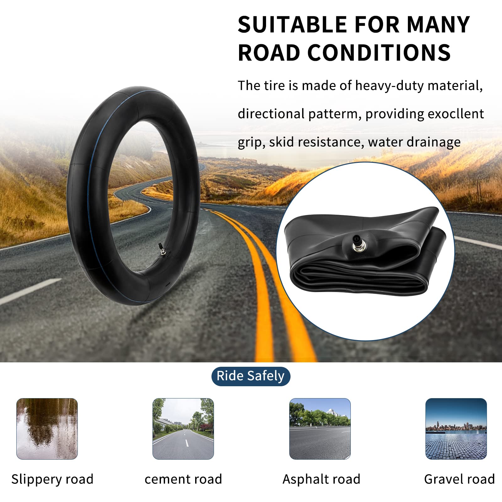 4.00/5.10-17 Inner Tube – Fits 120/90-17, 110/90-17, 120/80-17