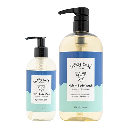Miniatura 9 de TUBBY TODD Lavado de Cabello + Cuerpo - Champú y Gel de Baño para Bebés - Suave, Natural para Recién Nacidos, Bebés y Niños Pequeños - No Tóxico e