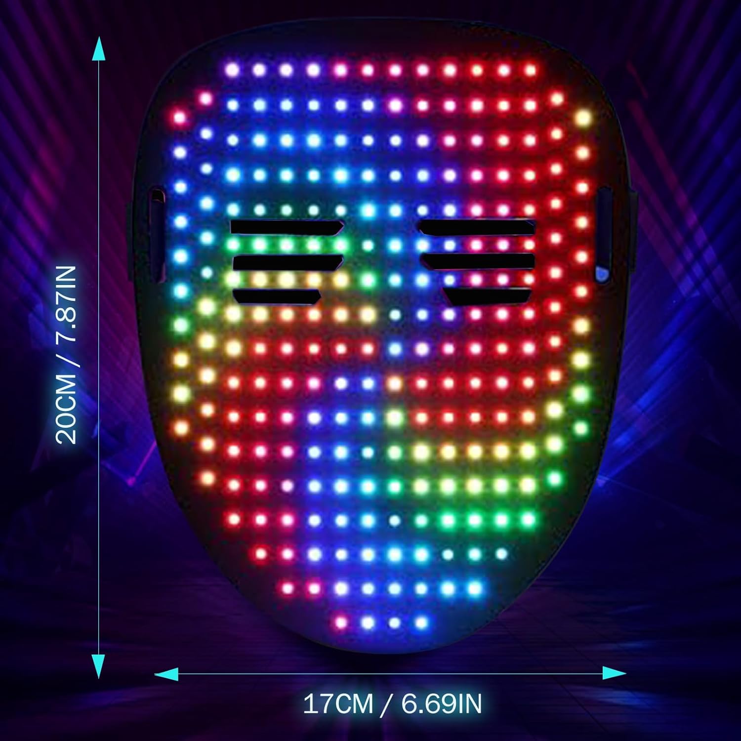 LED Mask with Gesture Sensing Transforming for Christmas/Birthday Present, Boys Light Up Masks for Halloween Role - Playing & Costume Parties - Image 9