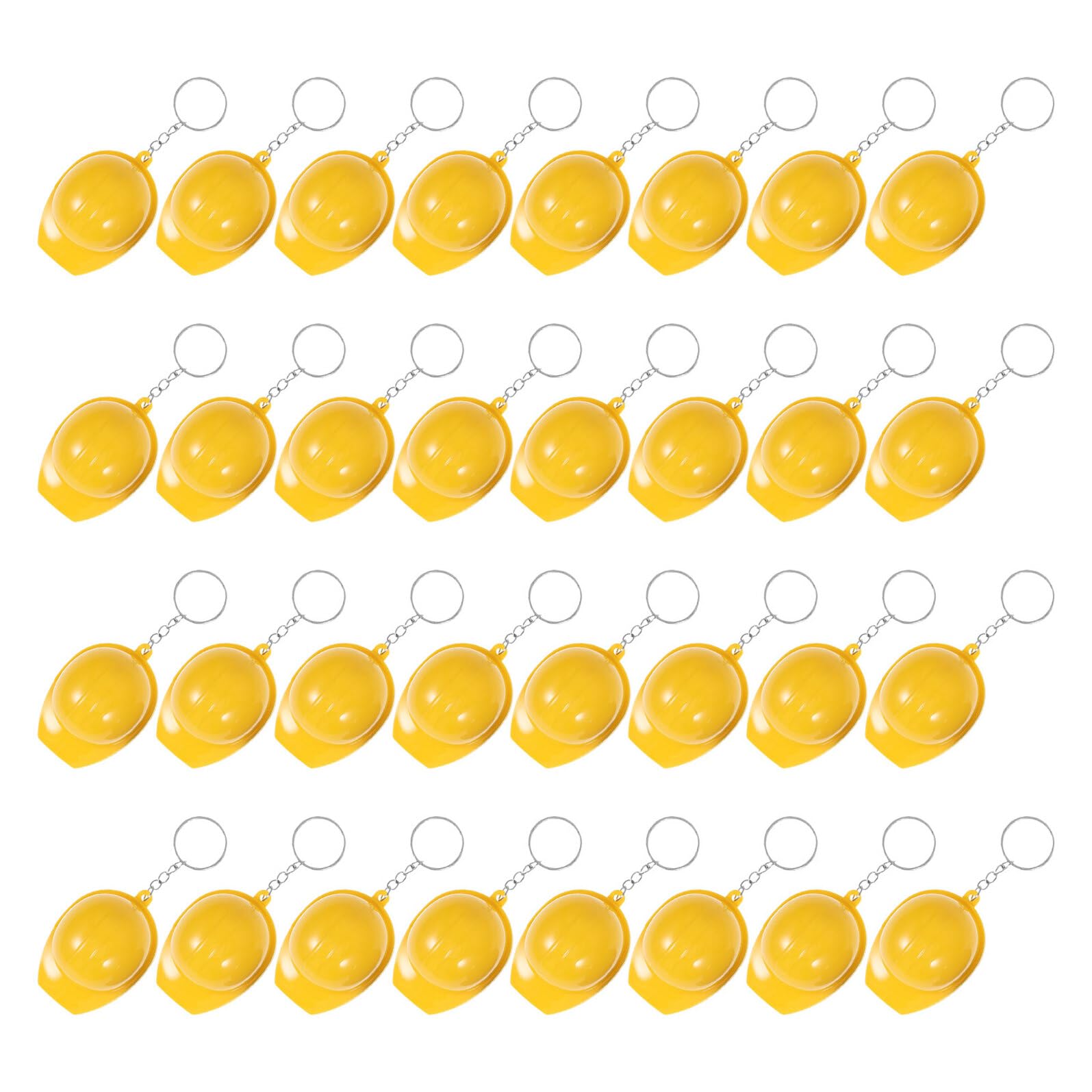 Breloque pour Porte-clés Casque de Chantier : Lot de 100 Cadeaux Thématiques pour Fête et École