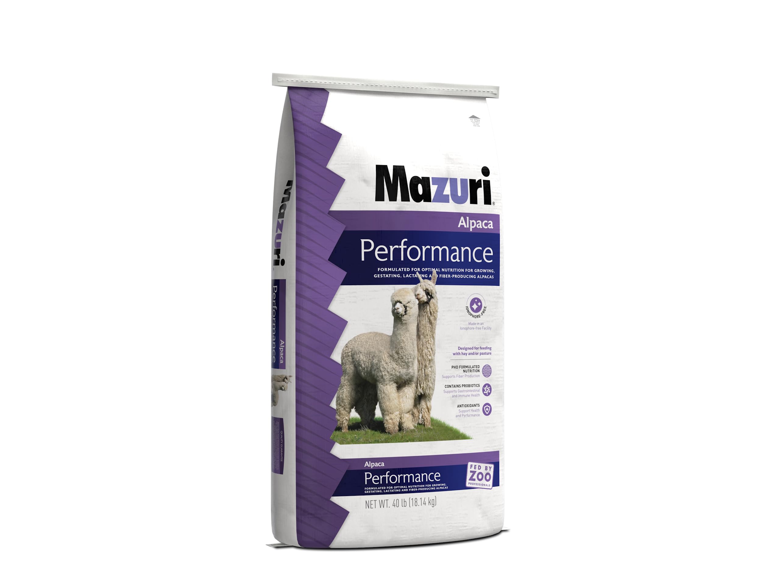 Mazuri | Alpaca Performance | 40 Pound (40 lb.) Bag