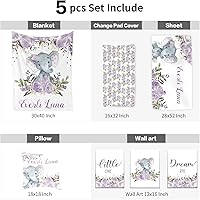 Vista 9 de Juego de ropa de cama personalizado para cuna: juego de cama personalizado para cuna de bebé, manta de guardería, sábana para cuna, funda