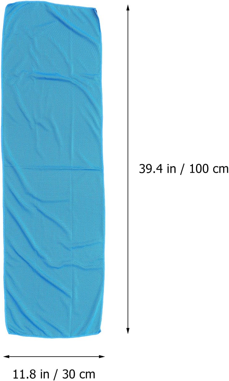 SUPVOX Ice Cooling Towel 39.37In Quick-Dry Microfiber Sports Towel for Workout Sweat Yoga Outdoor Fitness Breathable Cooling Neck