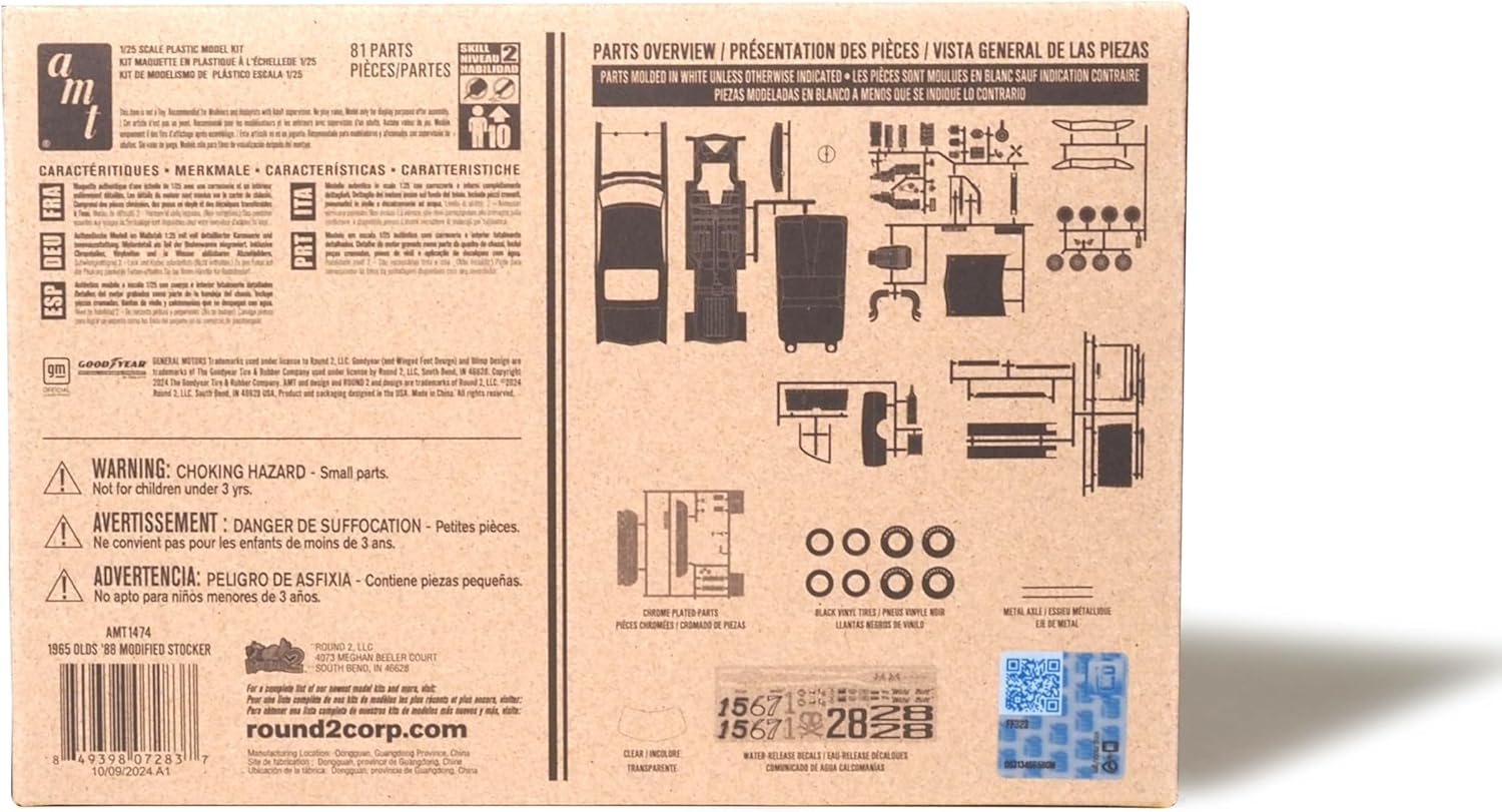 AMT 1965 Olds 88 Modified Stocker 1:25 Scale Model Kit