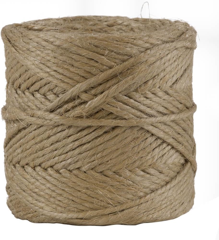 JAM PAPER Kraft Twine - 1/8 x 73 Yards - Ivory - Sold Individually
