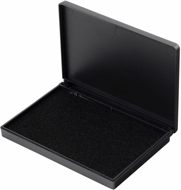 Charles Leonard Felt Stamp Pad, Small, 2.75 x 4.25 Inches, Black (92420)