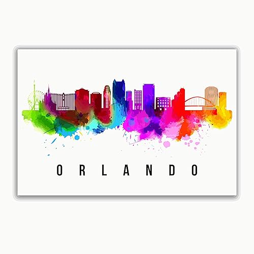 Vista 28 de Póster de Atlantic City Skyline New Jersey, pintura de paisaje urbano de Atlantic City, póster de Atlantic City New Jersey, impresión de paisaje