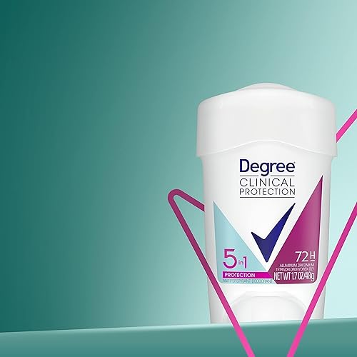 Miniatura 13 de Degree Clinical Protection Antiperspirant Deodorant 72-Hour Sweat & Odor Protection 5-in-1 Antiperspirant for Women 1.7 oz