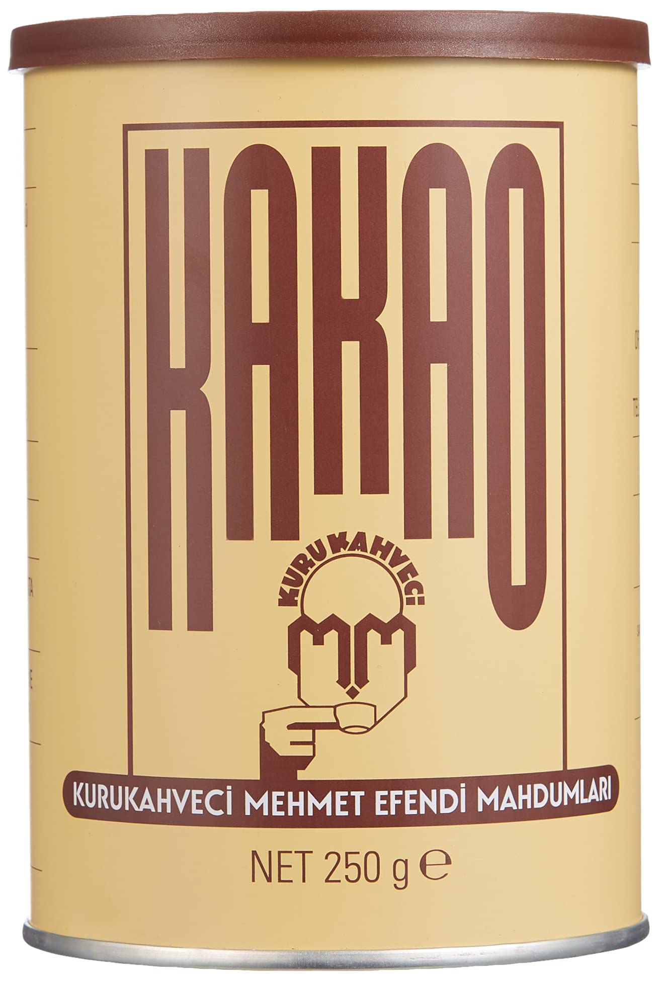 Kurukahveci Mehmet Efendi Kakao 250gr Teneke