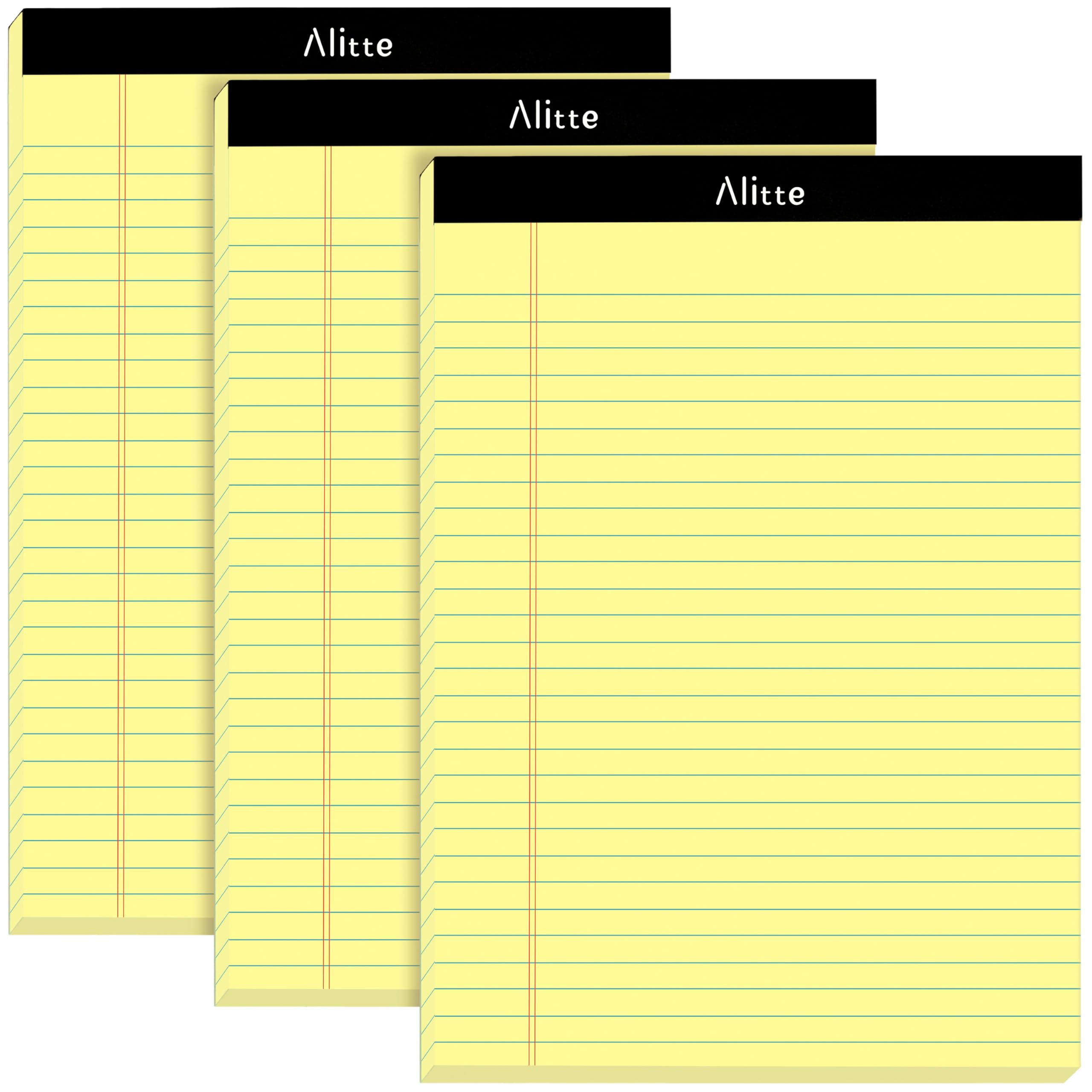 Alitte Legal Notepads 8.5 X 11, Pack Of 12 - Perforated Wide Ruled Writing Pad - Premium Thick - View #8