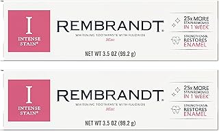 Sponsored Ad - REMBRANDT Intense Stain Whitening Toothpaste With Fluoride, Removes Tough Stains, Rehardens And Strengthens...