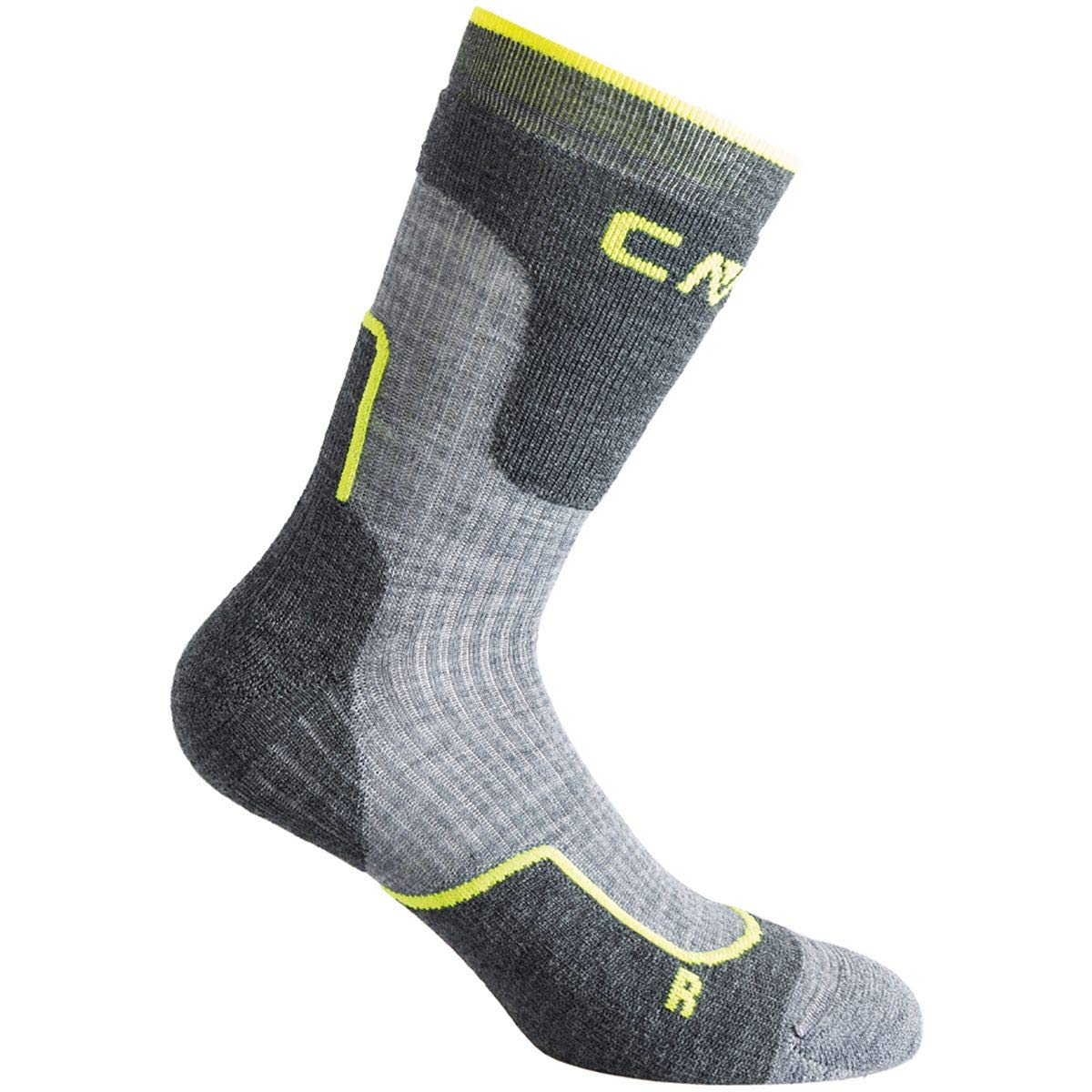 CMP - Kids Trekking Sock Wool Mid, Asphalt Mel., 31/33