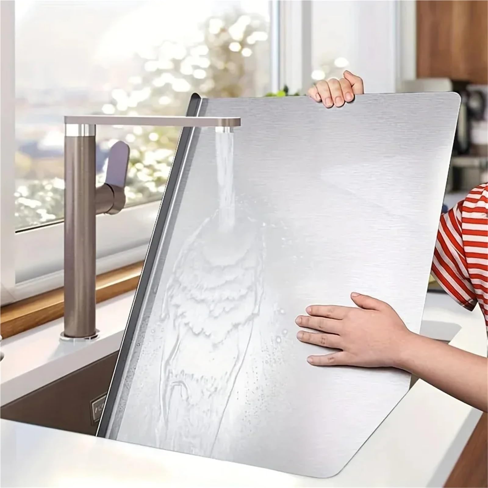 Planche a Decouper Inox Panneau en acier inoxydable multi-usage