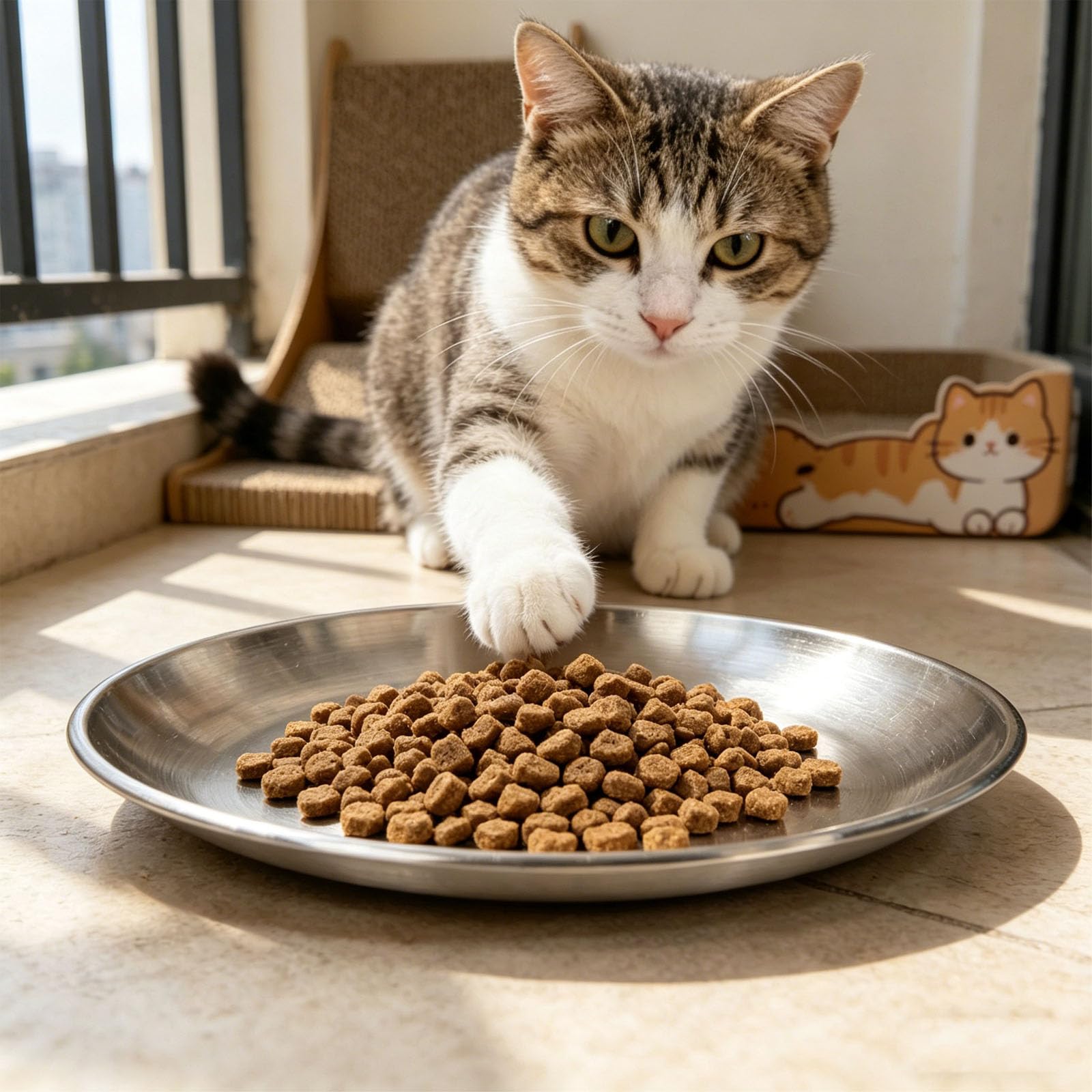 12 Ciotole Per Cibo Per Animali Domestici In Acciaio Inossidabile Per Mangiare Comodo Ciotole Piatte Per Gatti Uso Interno Esterno Ciotola Per Cibo Per Gatti Rotonda Piatta In Acciaio