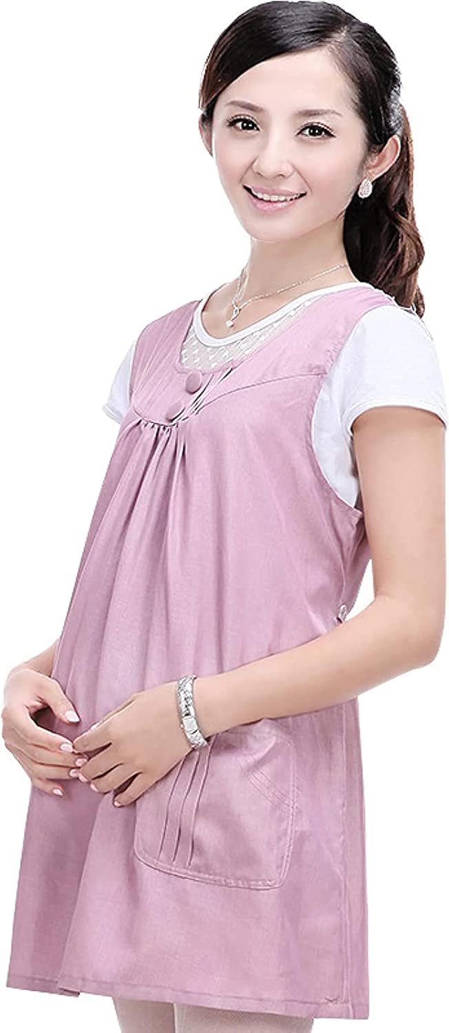 Silver Fiber Anti-Radiation Skirt,Maternity Dress Radiation Protection Fabric Soft and Breathable for All Seasons