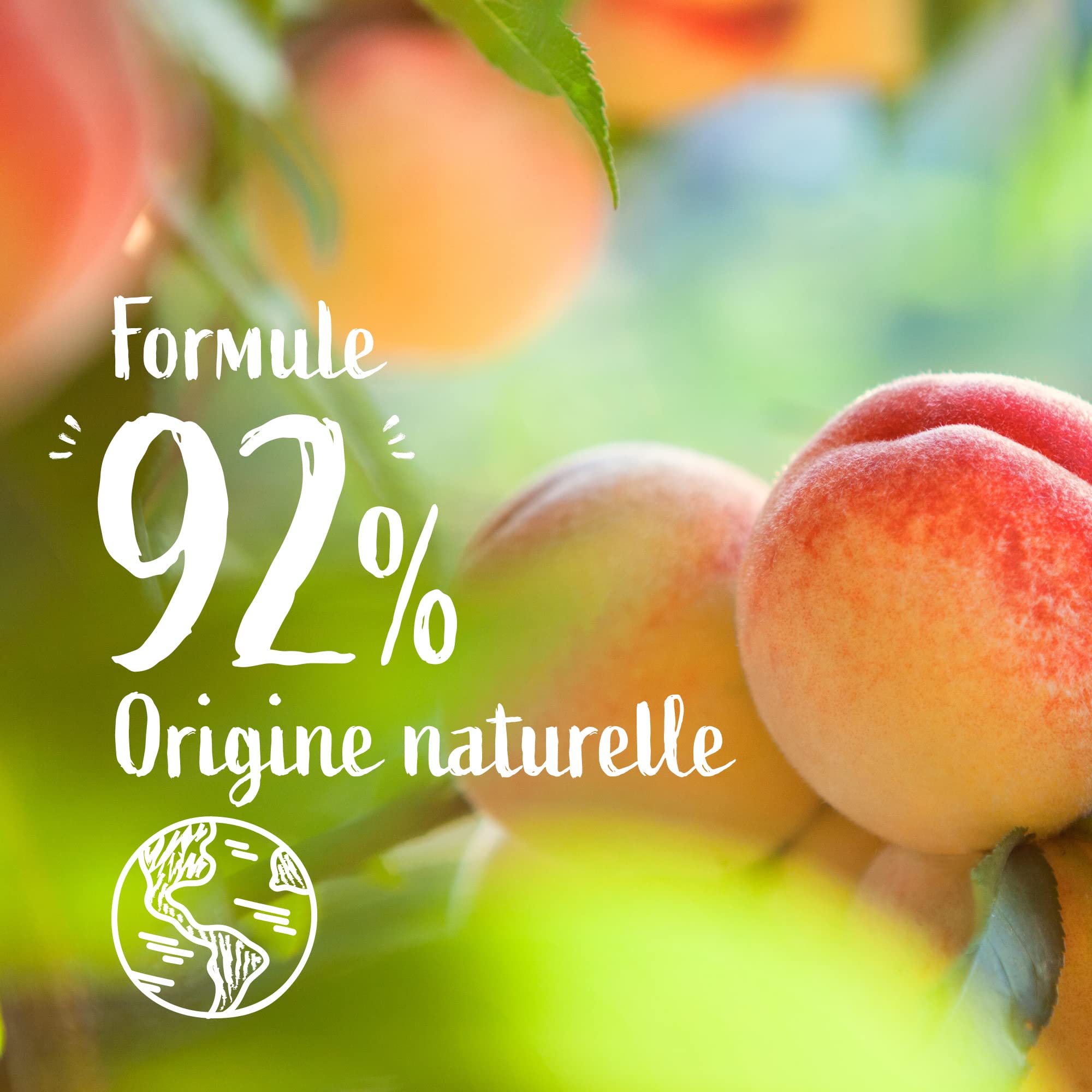 Le Petit Marseillais – Gel Lavant Mains Pêche Blanche BIO & Nectarine BIO (flacon-pompe de 500 ml) – Savon liquide avec 92 % d'ingrédients d'origine naturelle – pH neutre pour la peau