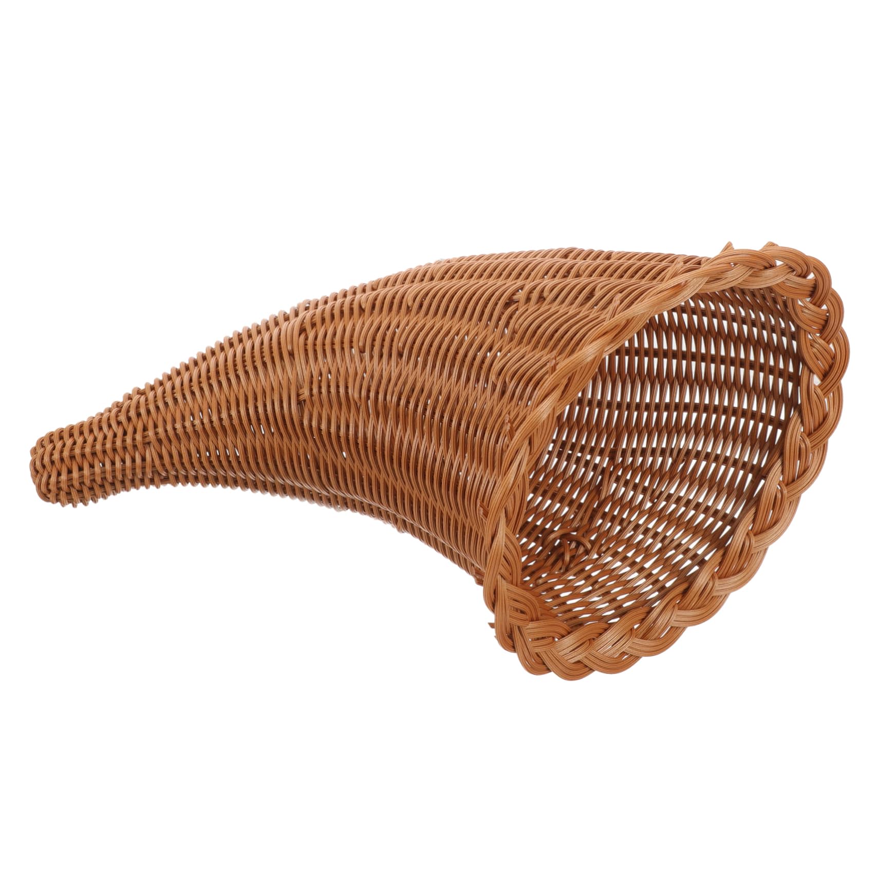 KOMBIUDA Baskets Foldable Laundry Basket Fruit Wicker Basket Khaki Baskets Storage Organization Pp