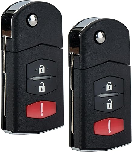 Miniatura 8 de BestKeys Reemplazo remoto para llavero compatible con Mazda CX-7 2007-2012 2011-2015 Mazda 2 2006-2015 Mazda 5 2007-2015 Mazda CX-9