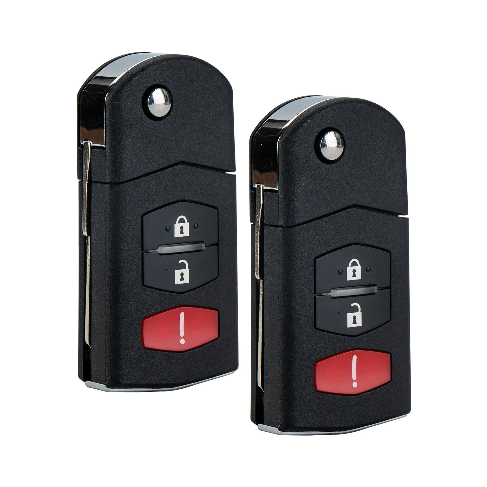 BestKeys Replacement Flip Key Fob Remote For Mazda 6 (2005-2010) & RX-8 (2005-2008) – FCC ID: KPU41788 - View #11
