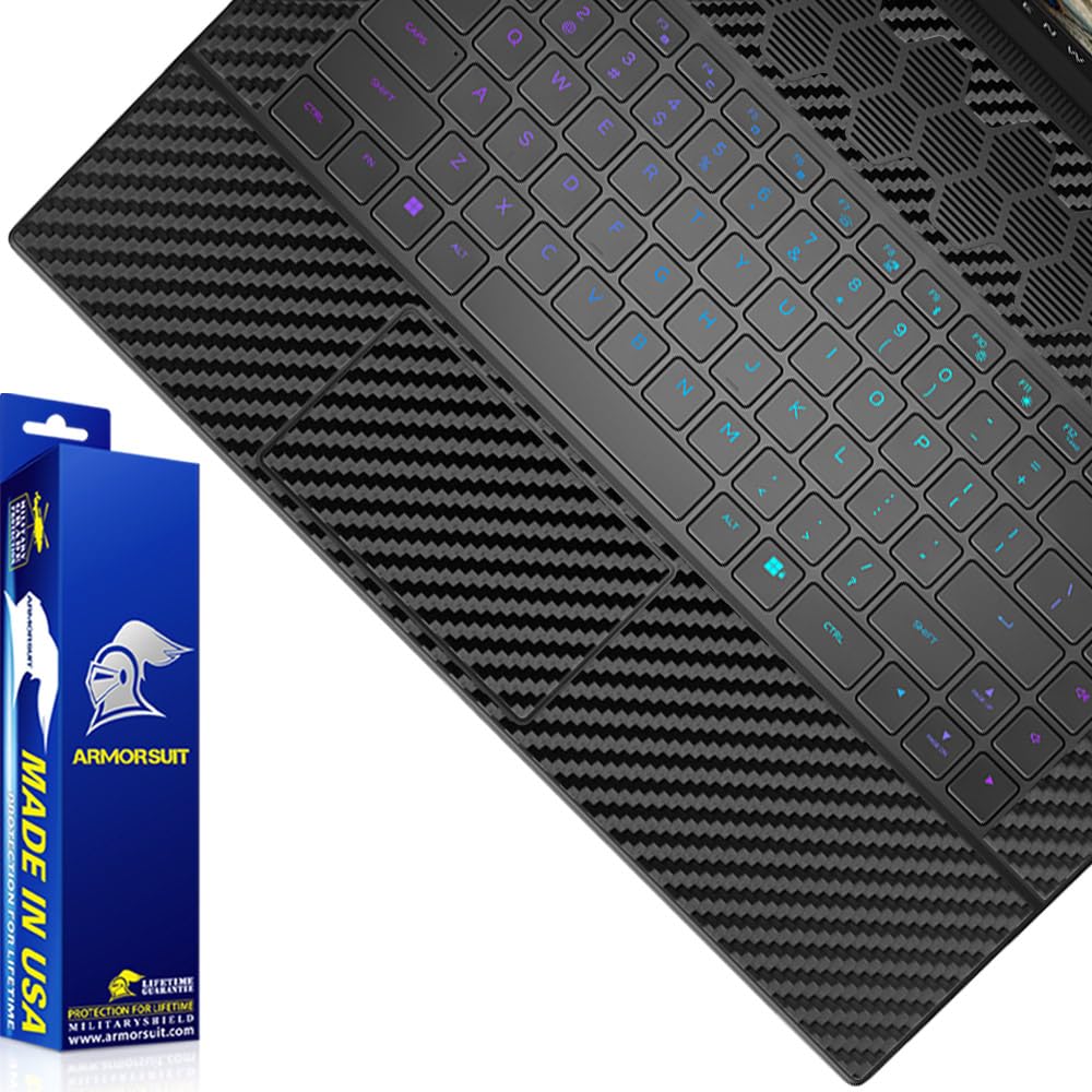 【希少】Alienware 純正マウスパッド（F836R)&プレミアムステッカー Amazon.com: ArmorSuit MilitaryShield Black Carbon Fiber Skin Vinyl