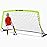 RUNBOW 6x4 ft Portable Kids Soccer Goal for Backyard Practice Soccer Net with Carry Bag (6x4 FT, 1 Pack, Light Yellow)