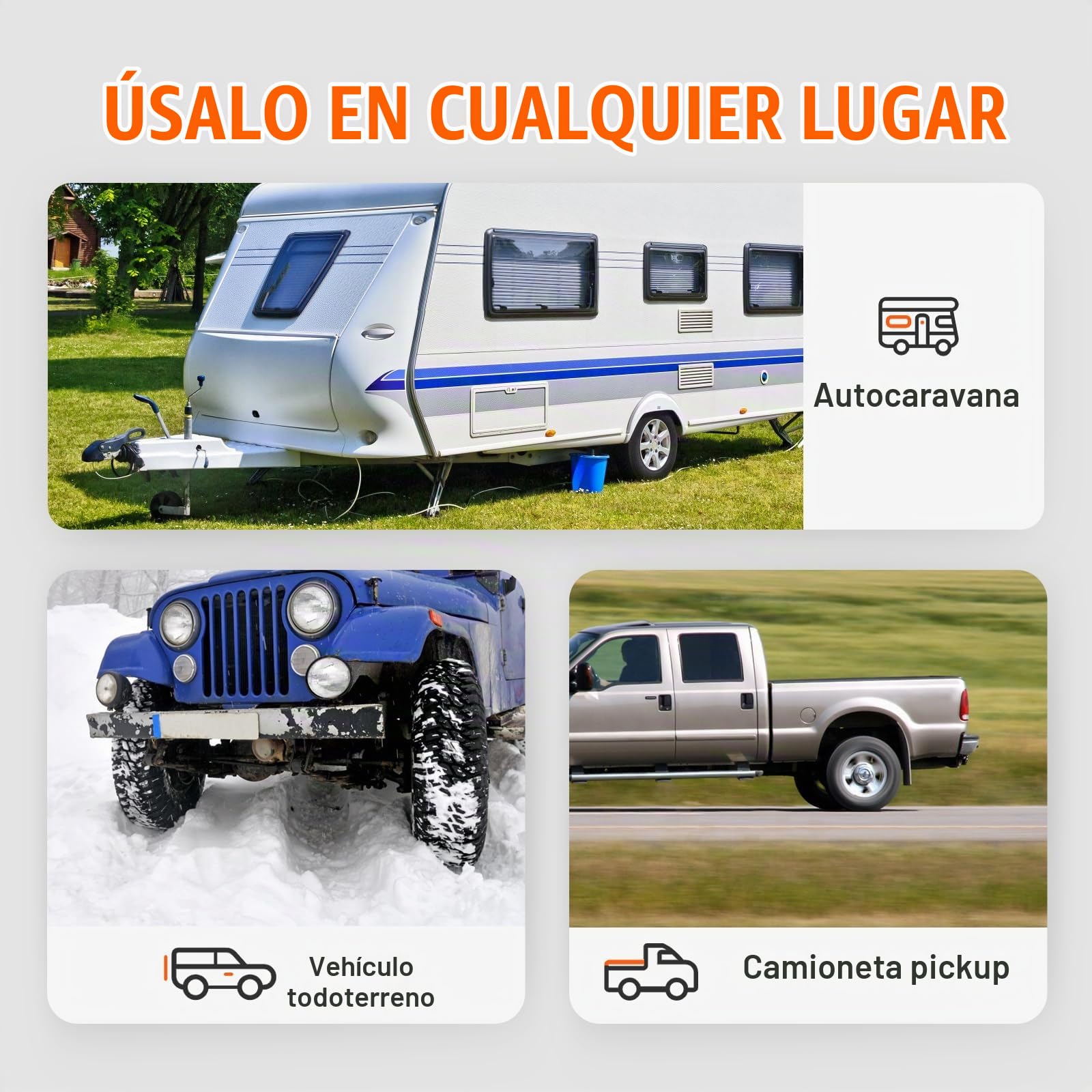 VEVOR Barra de Remolque, 2495 kg con Cadenas, Montaje de Parachoques Universal con Recubrimiento de Polvo de Aleación de Acero, Acoplador de Enganche de Bola de 2", Apertura de 1000 mm, para Camión