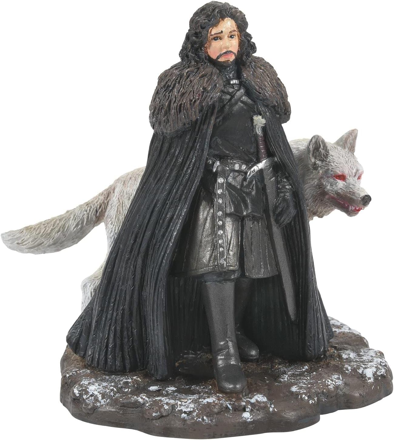 Department 56 Game of Thrones Village Accessories Jon Snow Figurine, 3.27 Inch, Multicolor