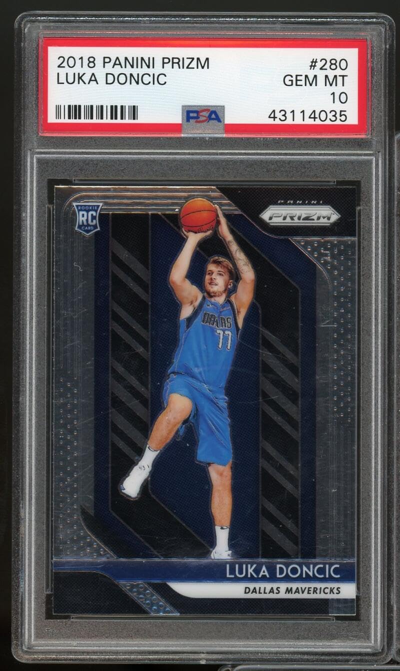Amazon.com: Luka Doncic Rookie Card 2018-19 Panini Prizm #280 PSA 