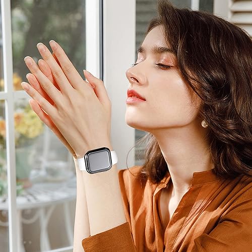 Miniatura 51 de Funda compatible con Apple Watch Series 3, 2, 1 de 1.496 pulgadas con protector de pantalla, cubierta dura de policarbonato antiarañazos a prueba