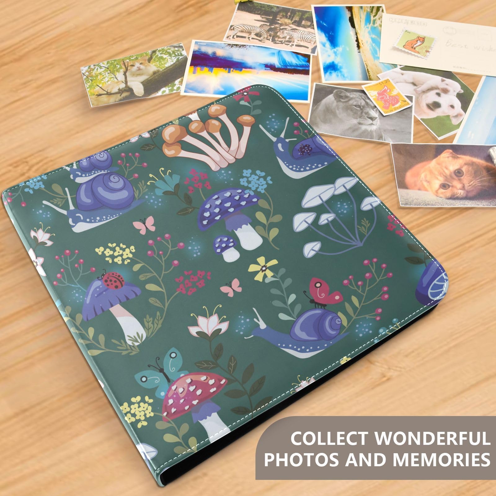 Album de scrapbooking en cuir pour ajouter ou retirer librement les pages intérieures