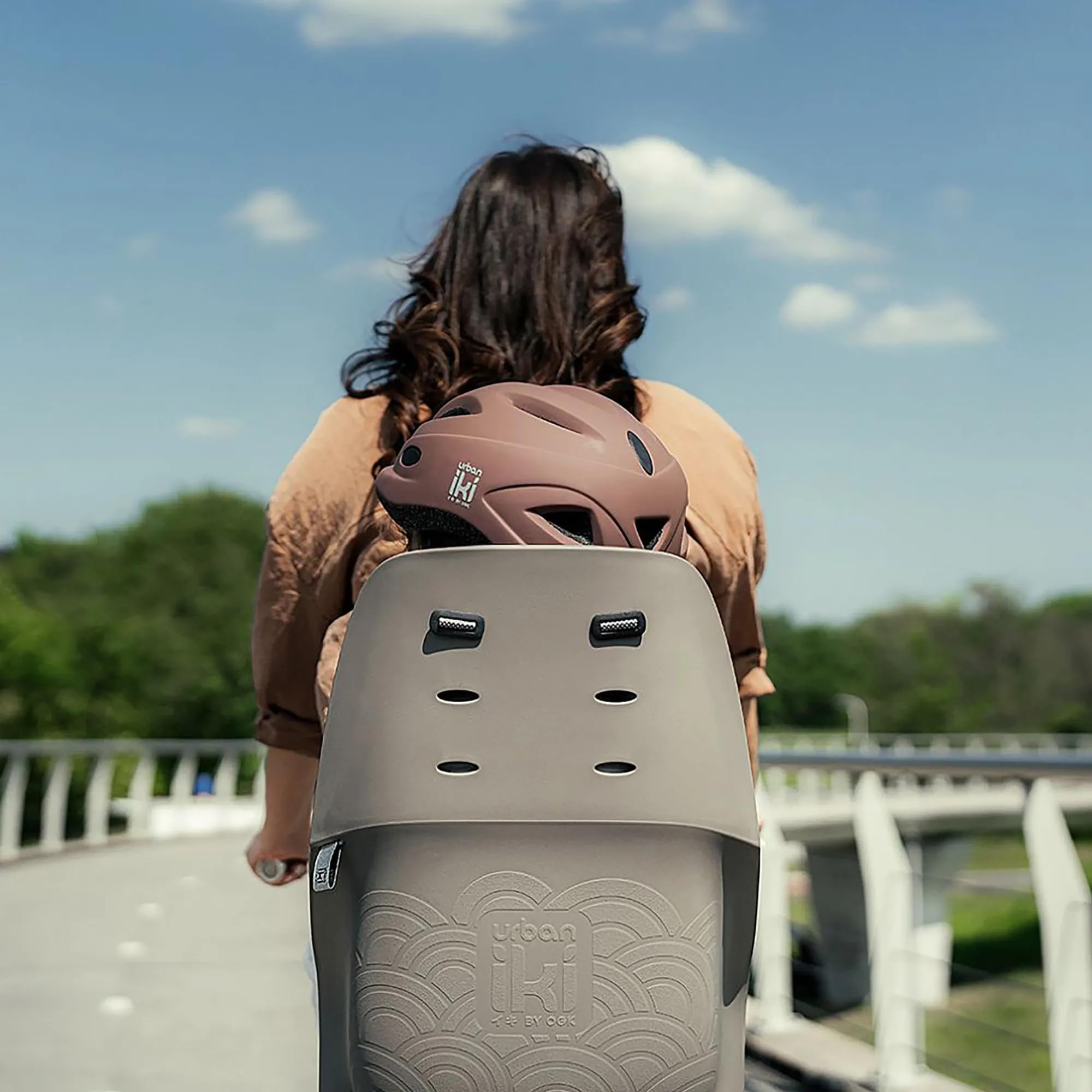 Urban iki Siège de vélo U-me Easyfix - Montage arrière sur porte-bagages