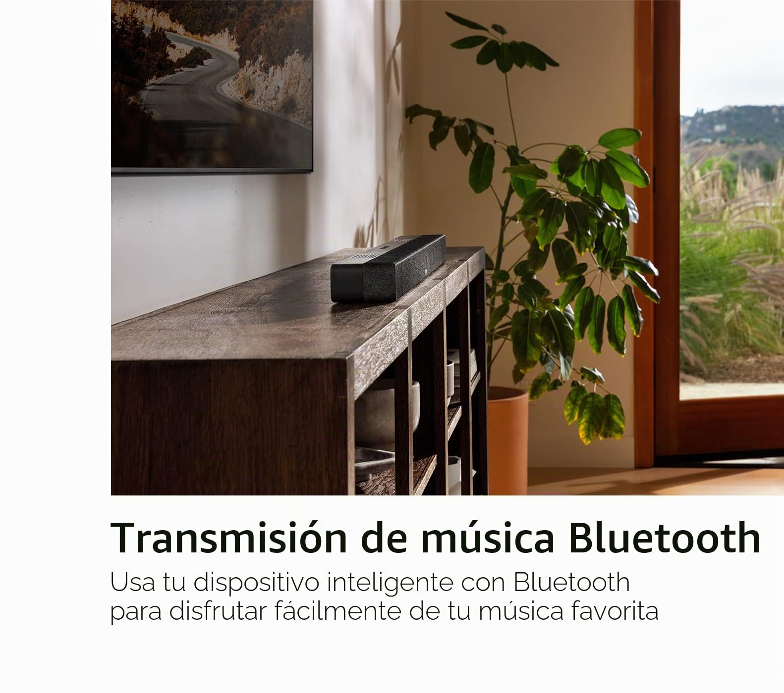 Denon DHT-S517 Barra de sonido con subwoofer, Bluetooth, Dolby Digital, Dolby Atmos, barra de sonido para TV, potenciador de diálogo, HDMI ARC, transmisión de música, incluye cable HDMI