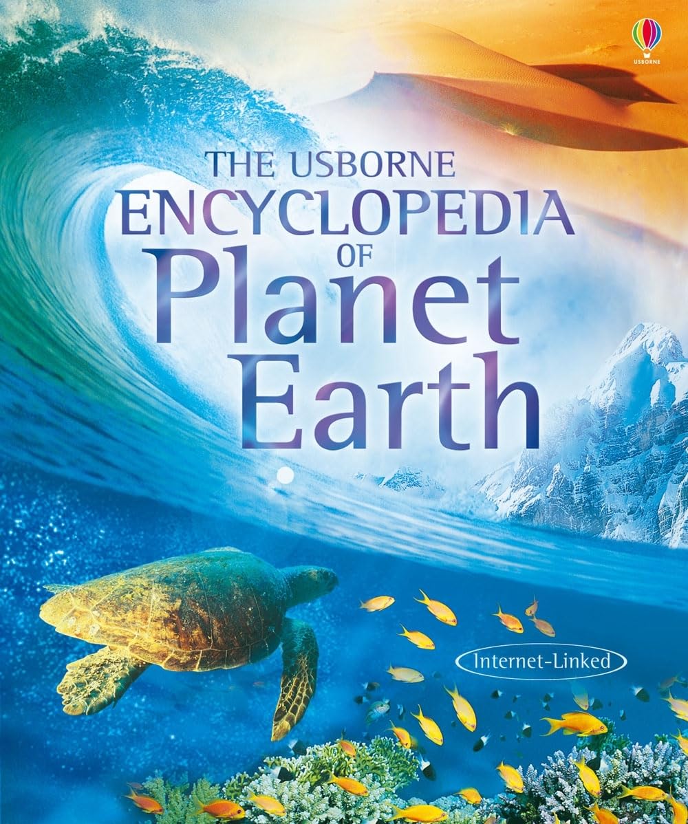 The Usborne Encyclopedia of Planet Earth: An Illustrated Reference About Climate, Weather, and Ecosystems with Glossary for Children (Ages 8-12)      Paperback – November 5, 2024