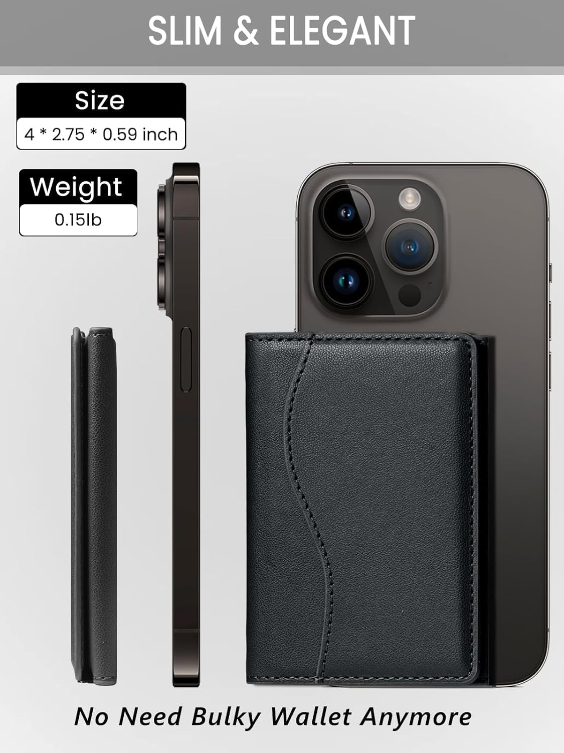 الأصلي - محفظة ماج سيف - اقوى محفظة مغناطيسية لسلسلة ايفون 16/... - view 7