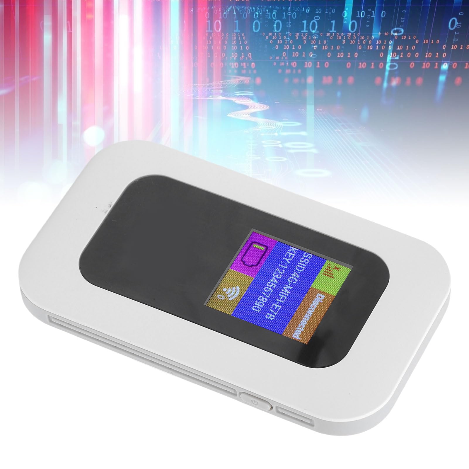 Sxhlseller 4G LTE Wi -Fi Mobile Hotspot, 300 Mb/S Szybki Urządzenie Sieciowe Bezprzewodowe, Podłącz do 10 urządzeń, Kieszonkowy Router 4G do Podróży Kemping