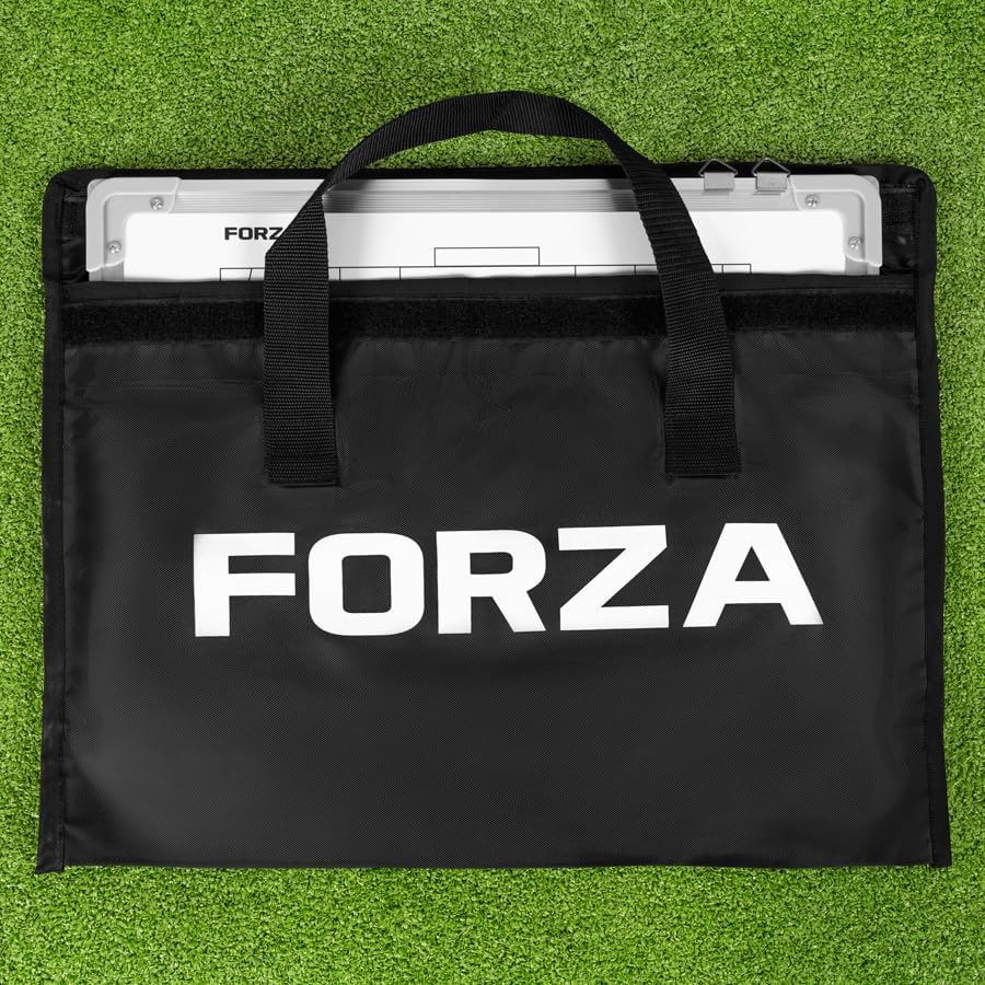 FORZA Soccer Coaching Board Carry Bag – Heavy Duty Nylon Tactics Whiteboard Storage Case with Handles, Secure Hook & Loop Closure, Protective Travel Bag for Coaches Training Equipment